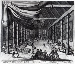 Il banchetto reale, illustrazione da 